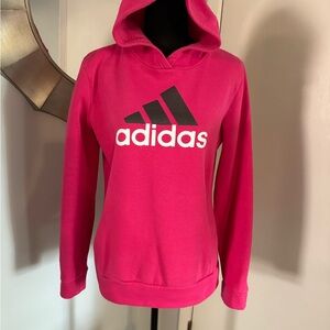 Adidas Women's Pink Hoodie Sweater